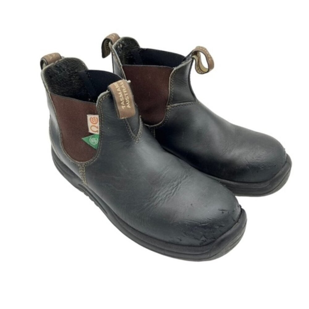 Blundstone 162-7 Black Ankle Safety Boots Women Size 10 (AU 7)